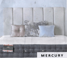 Mercury bed headboard